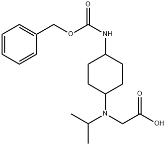 [(4-BenzyloxycarbonylaMino-cyclohexyl)-isopropyl-aMino]-acetic acid 结构式