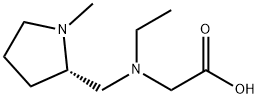 [Ethyl-((S)-1-Methyl-pyrrolidin-2-ylMethyl)-aMino]-acetic acid 结构式