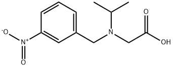 [Isopropyl-(3-nitro-benzyl)-aMino]-acetic acid 结构式