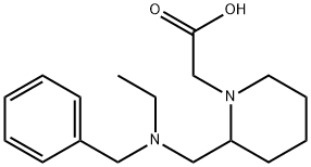 {2-[(Benzyl-ethyl-aMino)-Methyl]-piperidin-1-yl}-acetic acid 结构式