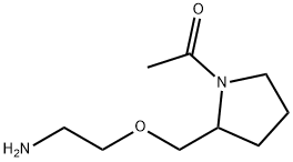 1-[2-(2-AMino-ethoxyMethyl)-pyrrolidin-1-yl]-ethanone 结构式