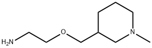 2-(1-Methyl-piperidin-3-ylMethoxy)-ethylaMine 结构式