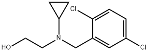 2-[Cyclopropyl-(2,5-dichloro-benzyl)-aMino]-ethanol 结构式