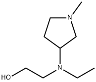 2-[Ethyl-(1-Methyl-pyrrolidin-3-yl)-aMino]-ethanol 结构式