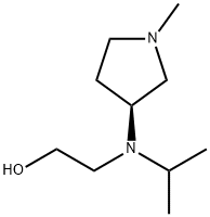 2-[Isopropyl-((S)-1-Methyl-pyrrolidin-3-yl)-aMino]-ethanol 结构式