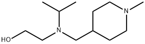 2-[Isopropyl-(1-Methyl-piperidin-4-ylMethyl)-aMino]-ethanol 结构式