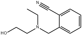 2-{[Ethyl-(2-hydroxy-ethyl)-aMino]-Methyl}-benzonitrile 结构式