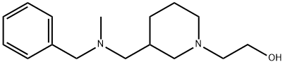 2-{3-[(Benzyl-Methyl-aMino)-Methyl]-piperidin-1-yl}-ethanol 结构式