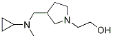 2-{3-[(Cyclopropyl-Methyl-aMino)-Methyl]-pyrrolidin-1-yl}-ethanol 结构式