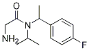 2-AMino-N-[1-(4-fluoro-phenyl)-ethyl]-N-isopropyl-acetaMide 结构式