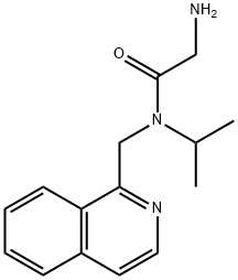 2-AMino-N-isopropyl-N-isoquinolin-1-ylMethyl-acetaMide 结构式