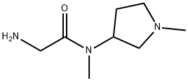 2-AMino-N-Methyl-N-(1-Methyl-pyrrolidin-3-yl)-acetaMide 结构式