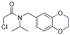 2-Chloro-N-(2,3-dihydro-benzo[1,4]dioxin-6-ylMethyl)-N-isopropyl-acetaMide 结构式