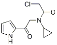 2-Chloro-N-cyclopropyl-N-[2-oxo-2-(1H-pyrrol-2-yl)-ethyl]-acetaMide 结构式