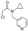 2-Chloro-N-cyclopropyl-N-pyridin-3-ylMethyl-acetaMide 结构式