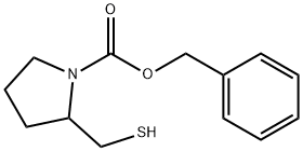 2-MercaptoMethyl-pyrrolidine-1-carboxylic acid benzyl ester 结构式