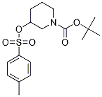 3-(TOLUENE-4-SULFONYLOXY)-PIPERIDINE-1-CARBOXYLIC ACID TERT-BUTYL ESTER 结构式