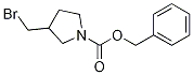 3-BroMoMethyl-pyrrolidine-1-carboxylic acid benzyl ester 结构式