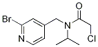 N-(2-BroMo-pyridin-4-ylMethyl)-2-chloro-N-isopropyl-acetaMide 结构式