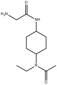 N-[4-(Acetyl-ethyl-aMino)-cyclohexyl]-2-aMino-acetaMide 结构式