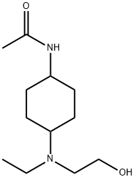 N-{4-[Ethyl-(2-hydroxy-ethyl)-aMino]-cyclohexyl}-acetaMide 结构式