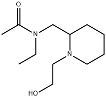 N-Ethyl-N-[1-(2-hydroxy-ethyl)-piperidin-2-ylMethyl]-acetaMide 结构式