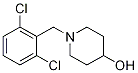 1-(2,6-二氯-苄基)-哌啶-4-醇 结构式