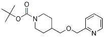 4-(吡啶-2-基甲氧基甲基)-哌啶-1-羧酸叔丁基酯 结构式