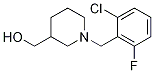 1-(2-氯-6-氟-苄基)-哌啶-3-基]-甲醇 结构式