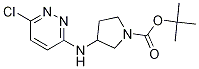 3-(6-Chloro-pyridazin-3-ylamino)-pyrrolidine-1-carboxylic acid tert-butyl ester 结构式