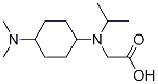 (1R,4R)- [(4-DiMethylaMino-cyclohexyl)-isopropyl-aMino]-acetic acid 结构式