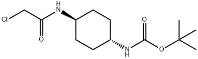 (1R,4R)- [4-(2-Chloro-acetylaMino)-cyclohexyl]-carbaMic acid tert-butyl ester 结构式
