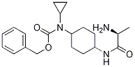 (1R,4R)-[4-((S)-2-AMino-propionylaMino)-cyclohexyl]-cyclopropyl-carbaMic acid benzyl ester 结构式