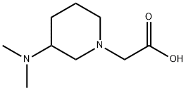 (3-DiMethylaMino-piperidin-1-yl)-acetic acid 结构式