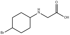 (4-BroMo-cyclohexylaMino)-acetic acid 结构式