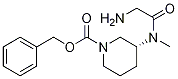 (R)-3-[(2-AMino-acetyl)-Methyl-aMino]-piperidine-1-carboxylic acid benzyl ester 结构式