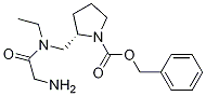 (S)-2-{[(2-AMino-acetyl)-ethyl-aMino]-Methyl}-pyrrolidine-1-carboxylic acid benzyl ester 结构式