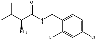 (S)-2-AMino-N-(2,4-dichloro-benzyl)-3-Methyl-butyraMide 结构式