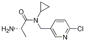 (S)-2-AMino-N-(6-chloro-pyridin-3-ylMethyl)-N-cyclopropyl-propionaMide 结构式