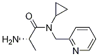 (S)-2-AMino-N-cyclopropyl-N-pyridin-2-ylMethyl-propionaMide 结构式