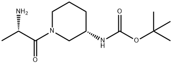 [(S)-1-((S)-2-AMino-propionyl)-piperidin-3-yl]-carbaMic acid tert-butyl ester 结构式