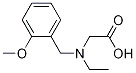 N-乙基-N-(2-甲氧基苄基)甘氨酸 结构式