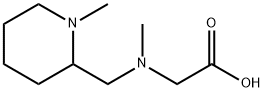 [Methyl-(1-Methyl-piperidin-2-ylMethyl)-aMino]-acetic acid 结构式