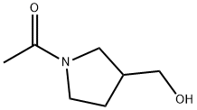 1-(3-HydroxyMethyl-pyrrolidin-1-yl)-ethanone 结构式