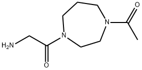 1-(4-Acetyl-[1,4]diazepan-1-yl)-2-aMino-ethanone 结构式