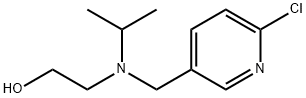 2-[(6-Chloro-pyridin-3-ylMethyl)-isopropyl-aMino]-ethanol 结构式