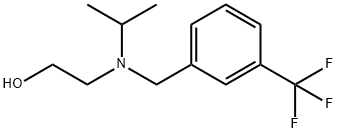 2-[Isopropyl-(3-trifluoroMethyl-benzyl)-aMino]-ethanol 结构式