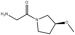 2-AMino-1-((S)-3-Methoxy-pyrrolidin-1-yl)-ethanone 结构式