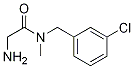 2-AMino-N-(3-chloro-benzyl)-N-Methyl-acetaMide 结构式