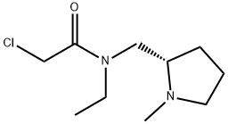 2-Chloro-N-ethyl-N-((S)-1-Methyl-pyrrolidin-2-ylMethyl)-acetaMide 结构式